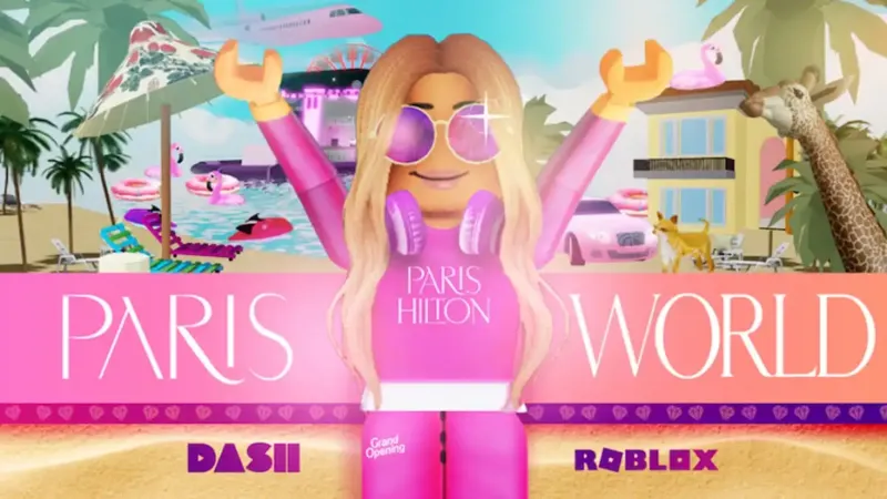 Paris World and Dash Collaboration in Roblox