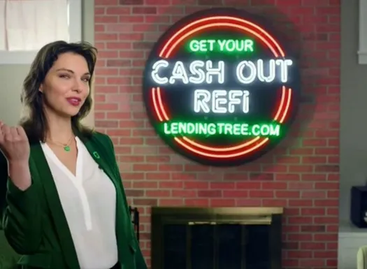 Get your Cash Out Refi with Lending Tree Promo with woman