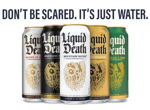 Liquid Death cans